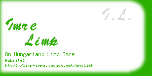 imre limp business card